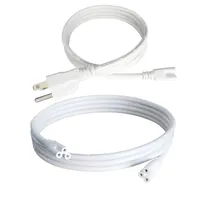 US Plug Switch Cable For T5 LED Tube T8 Power Charging Wire Connection Wire ON/OFF Connector Home Decor