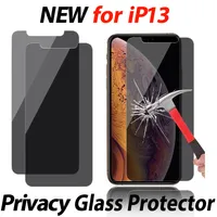 Конфиденциальность Anti-Peeping Anti-Spy 2.5D Закаленный стеклозащитный защитник для iPhone 13 12 Mini 11 Pro Max XR XS 6 7 8 Plus в OPP Bag 9H против царапин