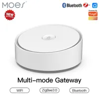 Moes Multi-mode Gateway controled by ZigBee Bluetooth Mesh control Hub Work with Tuya Smart App Voice Controler via Alexa Google Home