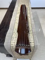Shorty Çin Guqin Fu XI Tipi 98 cm Tall Mini Lyre 7 Dizeleri Antik Zither Çin Müzik Aletleri Arp