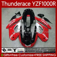 Bodys Kit para Yamaha Thunderace YZF 1000 Brilhante Red R1000R YZF1000R 96-07 87No.110 YZF-1000R 96 03 04 05 06 07 YZF1000-R 1996 1997 1998 1999 2000 2007 2007 Fairing