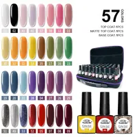 TUOLIDI 57 Color Nail Gel Polish Set UV Vernis Semi Permanente Soak Off Gel Vernis Nail Art Kit Manicures Pools