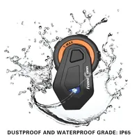 Walkie Talkie Motorcycle Wireless Bluetooth Helmet Headset Hands-free Telephone Call IP65 Waterproof Kit Stereo Anti-interference