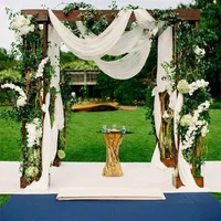 48cm*5m Tulle Fabric Mesh Yarn Gauze Party Birthday Gift Wrap For Wedding Decoration DIY Supplies 7ZSH015 Decorative Flowers & Wreaths1