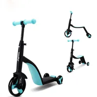 Nadle çocuk scooter üç tekerlekli bisiklet oyuncak araba için katlanır seyahat için uygun bebek için uygun 3 yaşından büyük