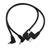 90 Degree OTG Adapter Data Cables Type C to Mini USB 5Pin Male Plug Connector Conveter