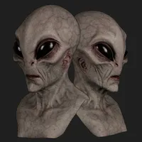 Halloween Alien Mask Scary Hemsk Horror Alien SuperSoft Mask Magic Mask Creepy Party Decoration Funny Cosplay Prop Masks x0803