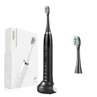 Sounin SN801 Sonic elektrische tandenborstel 35000 slagen / min 6 tandwielen oplaadbare IPX7 Waterdichte timing Vibration Whitening Tandenborstel - Zwart