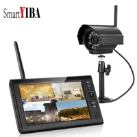 Smartyiba DVR NVR Наборы 7 дюймов TFT цифровые 2.4G беспроводные камеры наблюдения Система наблюдения 720p домашняя безопасность видео комплект CCTV системы