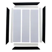 DIY PVC-schuim faux houten frame voor canvas olieverf diamant foto kamer muur decor 211222