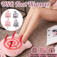 Mattor USB fot varmare värmepanna vinter elektrisk uppvärmd varma tofflor soffa kudde warmingusb plug