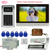 Intercom-System für die home elektrische magnetische Türverriegelung Videoeinheit Code Entsperren Überwachungskamera IP55 Wasserdichte Telefone