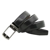 Cinturón de vestir genuino de la cinta automática de la hebilla del trinquete de cuero para hombre para los hombres - haga clic en Cinturones Zyy1060