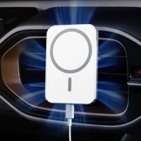 15W HALOLOCK Магнитное беспроводное автомобильное зарядное устройство для iPhone 11 12 13 Pro Max Magsafing Fast Chaining Holder для Xiaomi Samsung S10