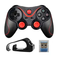 Беспроводной контроллер Bluetooth Gamepad для Android беспроводной джойстик Gaming Controller Black for Android Mobile PC TV Box G220304