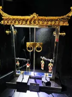 C, brincos de prisionagem Família F, D, H, T, Miss Xia Lin, exibição sênior de jóias chinesas
