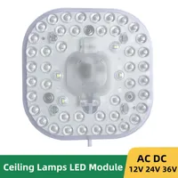 Modules Ceiling Lamps LED Module Lamp AC DC 12V 24V 36V Square Panel Light 12W 18W 24W Board Lighting For Low Voltage