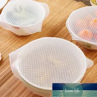 3pcs set Multifunction Reusable Silicone Food Lid Bowl Covers Preservative Film Keeping  Stretch Wrap Seal Factory price expert design Quality Latest Style