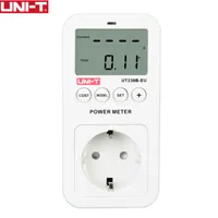 UNI-T UT230B-UE Wattímetro Tensão Corrente Custo Frequência Medidor de Poder LCD Monitor de Consumo de Energia