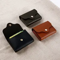 Nya män Kvinnor Fashion Card Holders Black Coffee Snake Tiger Bee Classic Casual Credit Card ID Holder Leather Ultra Slim Wallet Packet Bag 093