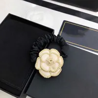 2021 Mode-sieraden voor vrouwen zwart lint ontwerp camelia bloem mooie meisjes haarkleding sieraden haar luxe top sieraden