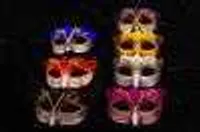 Estados Unidos Promotion Promotion Promoção Vender máscara de festa com máscara de glitter dourada Venetian Unisex Sparkle Masquerade Venetian Máscara Mardi Gras Traje