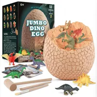 Novidade Jogos Dinossauro Egg Digging Caixa Cego Brinquedos Escavação Arqueológica Caixas de Pedra 12 Pçs / Box Brinquedos para Menino e Menina acima 6t
