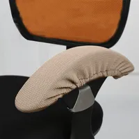 Par cadeira capa de braço slipcover escritório braço cobre protetor elástico removível à prova de poeira