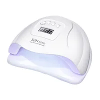 Lâmpada LED de secador de unhas UV para curar todo o esmalte de gel com sensor de movimento Manicure Pedicure Salon Tool 220510