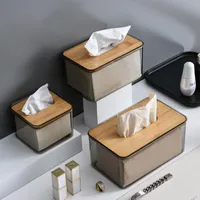Vävnadsboxar servetter caja de pañuelos creiva minimalista para el hogar, bombeo papel tisú sala estar, restaurante, tv,