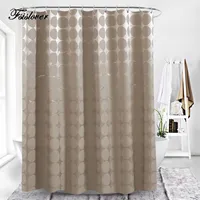 Shower Curtains FSISLOVER 2021 Nordic Curtain Geometric Color Block Bath Bathroom For Bathtub Bathing Cover Extra Large Wide