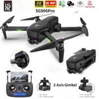 Drones LSRC SG906 PRO GPS Drone 4K Professional 5G WIFI FPV Anti-Shake Self-Stabilizing 3-Axis Gimbal HD Camera RC Foldable Quadcopter