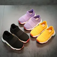 luxury shoe Walkers Infant Speed Sock Kids Running Shoes Toddler Slip On Sneakers Big Boys Girls Knitted Children Basketball Footw8053421