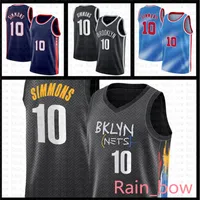 Maglie di basket Kyrie 7 Kevin Ben 10 Durant Simmons 11 72 Biggie Irving Jersey 75th Anniversary City Camicie da uomo Brooklyn'nets''mens 9999