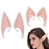 1pair mysterieuze engel elf oren Fairy Cosplay accessoires Halloween kerstfeest latex zacht puntige tips valse oren rekwisieten nieuw