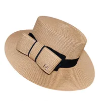 Maxsiti U Летние козырьки Женщины Bowknot M Соломенная шапка Lady Travel Plan Sun Hat Fashion Fisherman Basin Caps Beach Hats