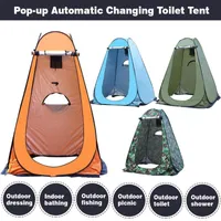 Outdoor Pads Up Pod Umkleidekunde Privatsphäre Tent Instant Tragbare Dusche Camp Toilette Regenschutz für Camping und Strand
