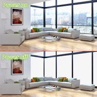 Fensteraufkleber Sunice Umschaltbar Elektrische Weiß / Schwarz / Grau Undurchsichtiger Klebstoff PDLC Smart Filmtürtestproben 30cmx30cm