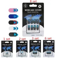 WebCam Cover Shutter Magnet Slider Universal Antispy Camera Cover For smart phone Web Laptop Pad PC Mac Tablet lenses Privacy Sticker