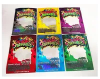 6 типов 500 мг Dank Gummies Mylar Bag Edibles Упаковка Chuckles Пищевая Zip Lock Gummy для Cooki Tobacco Runtz
