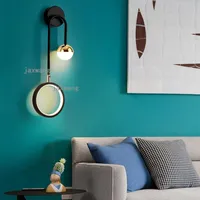 Nordic Decor Beside Wall Lamps Kitchen Fixtures LED Sconces Lighting Creative Light Modern Simple Bedroom Scones Lamp