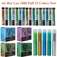 Hava Bar Lux Tek Kullanımlık Sigara Vape Kalem 1000 Puffs 500 mAh Pil 2.7 ml Airbar Pods Ön Dolgulu Buhar Çubuk Cihazı Taşınabilir Buharlaştırıcı Seti
