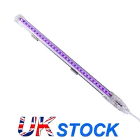 UV Lights paint and fluorescent lamps 1ft 9W Black Lighting Ultra Violet LED Flood Light, for Dance Party, Blacklight , Fishing, Curing, Body USA UK EUROPE