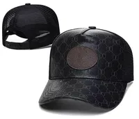 Herren- und Damenbaumwoll-Baseballkappen Mode elastische Mütze mit Lederkorn Unisex Hip Hop-Hut-Stickerei Four Seasons Sunshade