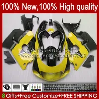Kit de corpo para Suzuki Srad GSX-R600 GSXR 600cc 750CC 750 600 CC 96 97 98 99 00 Bodywork 22No.99 GSXR600 GSXR-750 96-00 GSXR750 Black Yellow 1996 1997 1998 1999 2000 Feeding