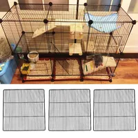 Kattendragers, kratten Huizen Kleine Pet Pen Omheining Gratis Combinatie Honden Kooi Puppy Box Voor Binnendeur Dier Liberaal