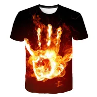 T-shirt da uomo T-shirt in stile europeo T-shirt Personalità Art Horror Eyes Stampa 3D Summer Casual Streetwear Camicia a maniche corte