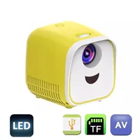L1 Portable Mini 1000 Lumen Support 1080p Full HD Movie Playback Projector Home Theater Entertainment Device for Kids