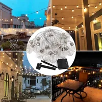 Strings 4M Solar String Light Waterproof Festival With 8 Modes Intelligent Control Halloween Decoration Lamp For Home