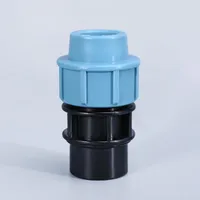 Equipamentos molhando plástico PE tubulação de água rápida conexão rápida 20/25 / 32mm conectores retos ibc tank adaptador encanamento encostas